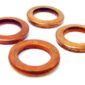 Free set of 4 banjo bolt copper seals